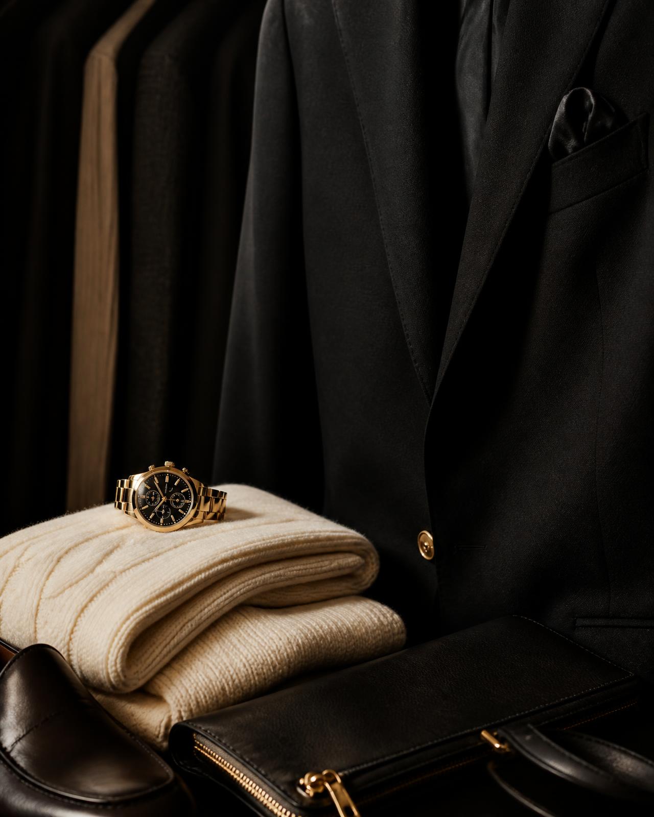 Detalhes de peças e acessórios masculinos